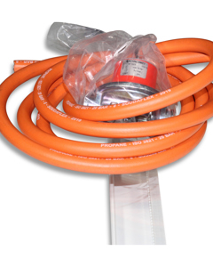 Connection set f/gas brooder G12 propane+natural gas/export